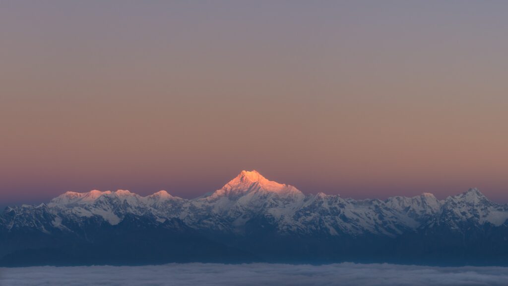 Kanchenjunga peak Nepal